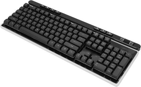 Wireless Keyboard and Mouse Combo with RGB Backlit Keys, Rechargeable 2.4G Wireless Keyboard Mouse Set for OS X PC Laptop, 33ft Range 111 Keys Multimedia Functions in Kuwait