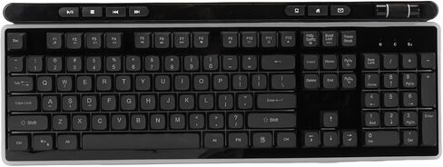 Wireless Keyboard and Mouse Combo with RGB Backlit Keys, Rechargeable 2.4G Wireless Keyboard Mouse Set for OS X PC Laptop, 33ft Range 111 Keys Multimedia Functions in Kuwait