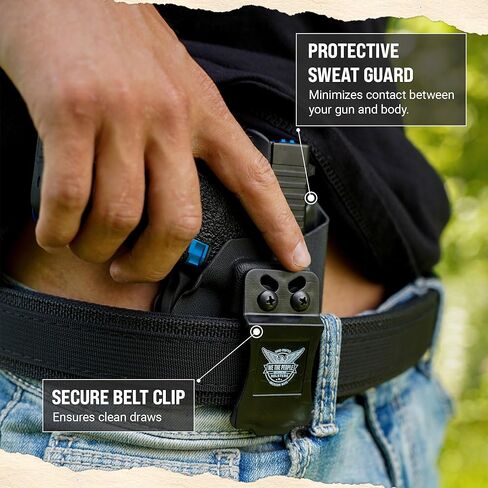 حافظات We The People - سوداء - اليد اليمنى - حافظة IWB متوافقة مع Glock 26 27 33 in Kuwait