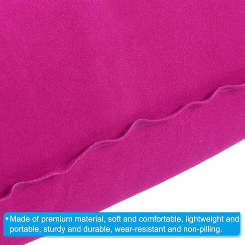 Inflatable Pillow, 2 Pack Ultralight Camping Travel Pillow Desk Rest Neck Support for Hiking Backpacking Office, Pink Dark Blue in Kuwait