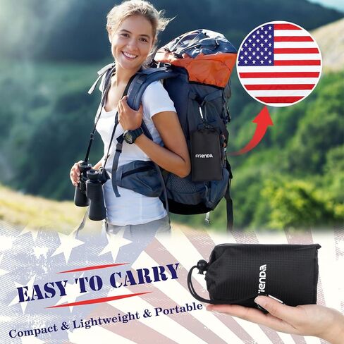 Frienda American Flag Pocket Picnic Mat with Storage Bag Sandproof Waterproof Foldable Beach Camping Mat 50" x 60" Patriotic Red White Blue Outdoor Blanket for Hiking Camping Travel Beach Park in Kuwait