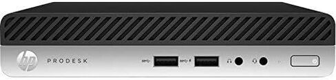 كمبيوتر HP ProDesk 400 G3 Professional Mini Desktop، الجيل السابع i5-7500T، ذاكرة الوصول العشوائي 4 جيجابايت، محرك الأقراص الصلبة 500 جيجابايت، Intel HD Graphics، أسود/رمادي Windows 11 (متجدد) in Kuwait