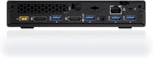 كمبيوتر Lenovo ThinkCentre M900 Mini PC، Intel Core i5-6500T، ذاكرة الوصول العشوائي 8 جيجا، 250 جيجا SSD، DisplayPort، لوحة مفاتيح RGB، كمبيوتر سطح المكتب المنزلي Windows 11 (متجدد) in Kuwait