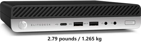 كمبيوتر مكتبي صغير HP EliteDesk 705 G4 | ايه ام دي A10-9700E(3.0 جيجا هرتز-3.5 جيجا هرتز) | 8 جيجا رام | 256 جيجا اس اس دي | لوحة المفاتيح والفأرة | يو اس بي واي فاي | يو اس بي بي تي | ويندوز 11 برو (متجدد) in Kuwait