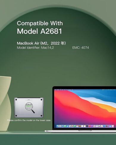 بطارية بديلة A2681 لجهاز MacBook Air 13 بوصة A2681(2022 M2) A3113(2024 M3) A2669 in Kuwait