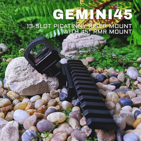 Triton Gemini-45 RMR Mount with 13-Slot Picatinny Riser Mount in Kuwait