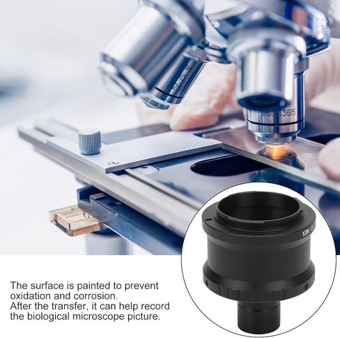 Yoidesu T Mount Adapter, Aluminum Alloy Microscope Camera Adapter with M42x0.75 Interface forSony E Mount SLR Camera in Kuwait