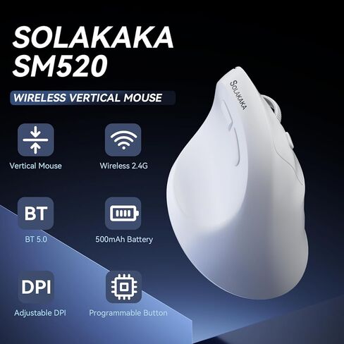 SOLAKAKA A99 Pro and SM520, Wireless Keyboard and Mouse Combo for Gaming (A99 Pro Pink & SM520 White) in Kuwait