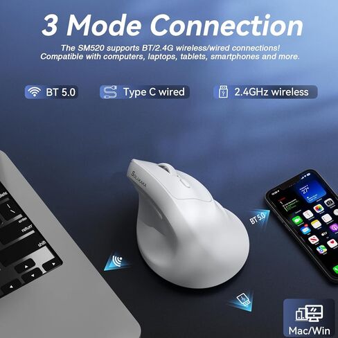 SOLAKAKA A99 Pro and SM520, Wireless Keyboard and Mouse Combo for Gaming (A99 Pro Pink & SM520 White) in Kuwait