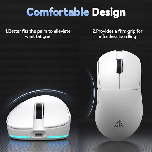 SOLAKAKA A99 Pro وSM822، مجموعة لوحة مفاتيح وماوس لاسلكية للألعاب (A99 Pro Pink & SM822 White) in Kuwait