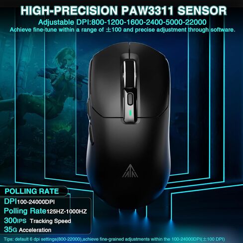SOLAKAKA A99 Pro وSM820، مجموعة لوحة مفاتيح وماوس لاسلكية للألعاب (A99 Pro Black & SM820 Black) in Kuwait