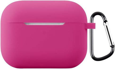 غطاء حماية لسماعات الرأس من السيليكون الناعم متعدد الألوان لهاتف AirPods Pro 3 مع سلسلة مفاتيح للنساء والرجال - اللون #6 in Saudi Arabia