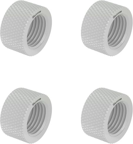 Barrow G1/4" Female to Female Extender Fitting, 10mm Extend Connect Adapter, Brass Extender Fittings for Computer Water Cooling System (Black,4Pcs) in Saudi Arabia