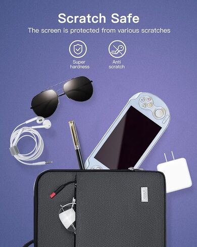 واقي شاشة مكون من قطعتين لجهاز ANBERNIC RG VITA Pro لوحدة التحكم في الألعاب المحمولة، شفاف، غشاء مرن، صديق للحافظة، لجهاز ANBERNIC RG VITA Pro، وضوح عالي الدقة in Kuwait