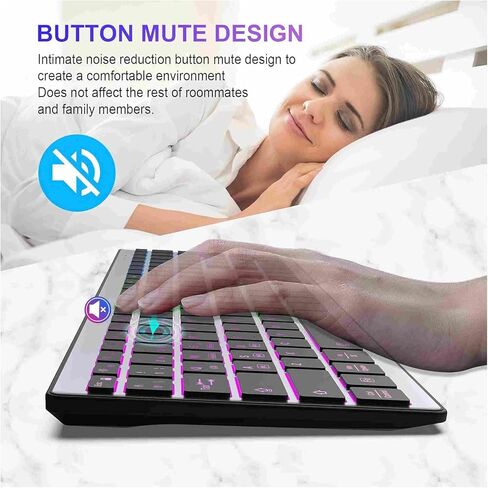 لوحة مفاتيح دوكولر 110 مفتاح بإضاءة خلفية RGB مع تصميم Numpad قابل لإعادة الشحن in Kuwait