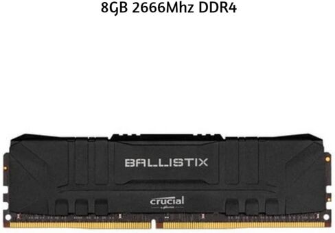 ذاكرة الألعاب المكتبية كروكيال باليستيكس DDR4-2666 8 جيجابايت/1 جيجا × 64 CL16 (أبيض) in Kuwait