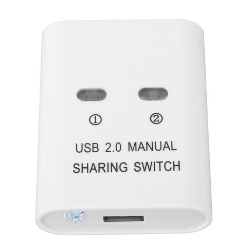 محدد محول USB 2.0، محول مشاركة USB، 2 جهاز كمبيوتر مشترك، محول جهاز واحد مع نقل عالي السرعة، مثالي للطابعة ولوحة المفاتيح والماسح الضوئي والماوس in Kuwait