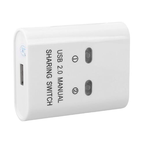 محدد محول USB 2.0، محول مشاركة USB، 2 جهاز كمبيوتر مشترك، محول جهاز واحد مع نقل عالي السرعة، مثالي للطابعة ولوحة المفاتيح والماسح الضوئي والماوس in Kuwait
