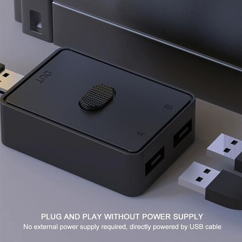 محول USB 3.0، محول USB 2 في 1 لكاميرا الويب والماسح الضوئي وطابعة لوحة المفاتيح، مع دعم التوصيل والتشغيل لنظام التشغيل macOS in Kuwait