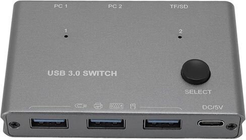 محول USB 3.0، مشاركة 3 أجهزة USB بين جهازي كمبيوتر بسرعة بيانات 5 جيجابت في الثانية، لنظام التشغيل OS X in Kuwait