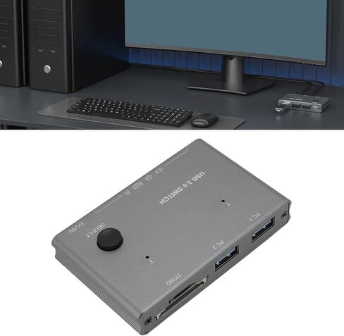 محول USB 3.0، مشاركة 3 أجهزة USB بين جهازي كمبيوتر بسرعة بيانات 5 جيجابت في الثانية، لنظام التشغيل OS X in Kuwait