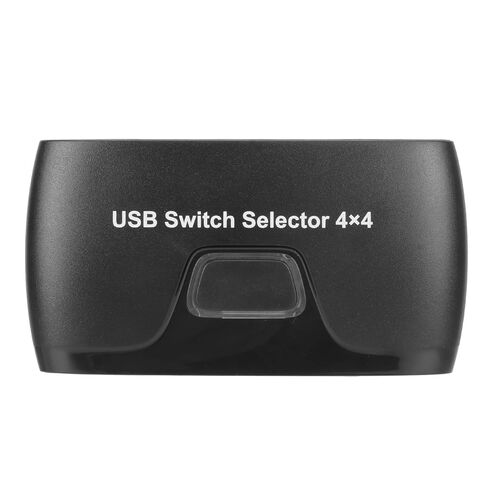 محول USB KVM لفأرة لوحة المفاتيح، محدد مفتاح USB فعال لـ 4 منافذ للعديد من الأجهزة، لا يتطلب وحدة تحكم in Kuwait
