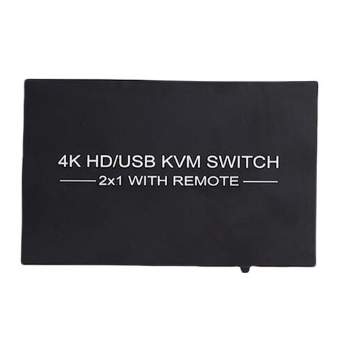 محول Diyeeni KVM، 2 جهاز كمبيوتر 4K 60 هرتز USB 3.0 KVM مع 4 منافذ USB، لمشاركة 1 طابعة ماوس لوحة مفاتيح العرض in Kuwait