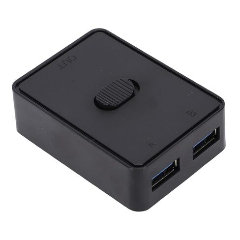 LICAEVEY USB 3.0 محدد التبديل 2 في 1 خارج، لجهازي كمبيوتر مشاركة لوحة المفاتيح وكاميرا ويب وماسح ضوئي للطابعة، يدعم فقط نقل البيانات، 6.2 × 4.3 × 2 سم in Kuwait