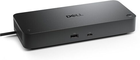 قاعدة الشحن الذكية Dell Pro Thunderbolt 5 SD25TB5 - مصدر طاقة يصل إلى 300 وات، يدعم 4 شاشات 4K 120 هرتز/8K، 6X USB، HDMI 2.1، DP 2.1، 2.5 جيجا بايت، إدارة تكنولوجيا المعلومات عن بعد، تصميم مضغوط in Kuwait