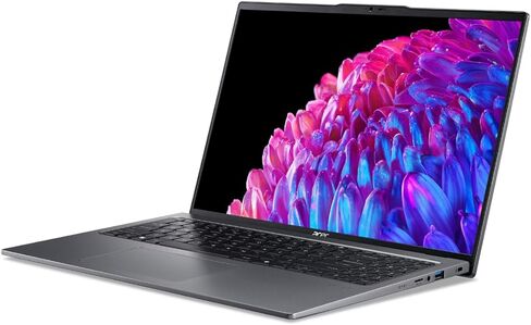 كمبيوتر محمول acer Swift Go 16 Intel Evo AI 16 بوصة OLED WQXGA+ (3200x2000) معالج Intel Core Ultra 5 125H 120 هرتز 8 جيجابايت رام 512 جيجابايت SSD Windows 11 Home Gen 4 in Kuwait