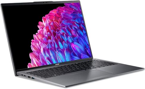 كمبيوتر محمول acer Swift Go 16 Intel Evo AI 16 بوصة OLED WQXGA+ (3200x2000) معالج Intel Core Ultra 5 125H 120 هرتز 8 جيجابايت رام 512 جيجابايت SSD Windows 11 Home Gen 4 in Kuwait