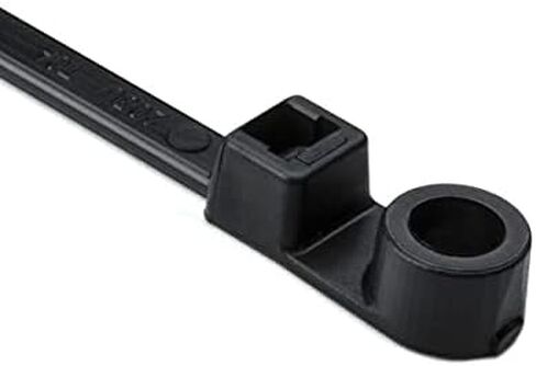 HellermannTyton T50MR0C2 48 lb Screw Mount Cable Tie, 8.46", UV, Black in Kuwait