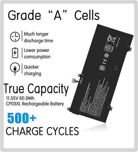 CP03XL 929072-855 استبدال بطارية الكمبيوتر المحمول Hp Spectre X360 المكشوفة 13-ae 13-ae0xx 13-ae000 13-ae013dx 13-ae049ng 13-ae001ng 929066-421 HSTNN-LB8E. in Kuwait