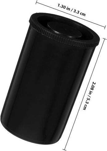 SEWACC 24pcs Black Plastic Film Canisters with Lids Empty Film Storage Containers Suitable for Darkroom and Photography Accessories in Kuwait