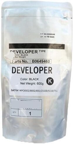 مادة مطور 600G متوافقة مع Pro C651 C751 MP C8002 C6502 C5110 C5100 C7100 C7501 C6501 C9100 C9110 C5200 (أرجواني 600 جم) in Kuwait