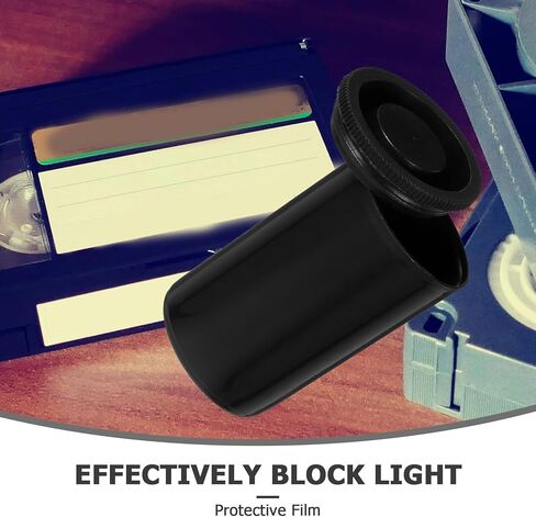 SEWACC 24pcs Black Plastic Film Canisters with Lids Empty Film Storage Containers Suitable for Darkroom and Photography Accessories in Kuwait
