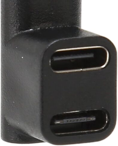 محول USB C 3.1 90 درجة، موصل منفذ أنثى مزدوج، محول بيانات عالي السرعة مع نقل فيديو 10 جيجابت في الثانية و4K 60 هرتز in Kuwait