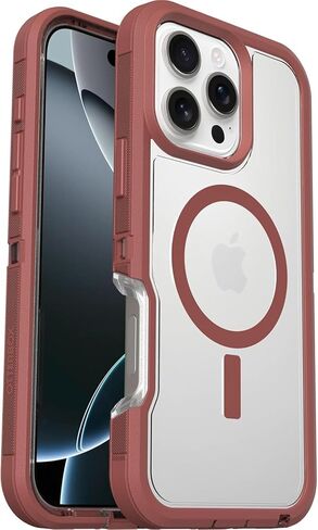 حافظة هاتف OtterBox iPhone 16 Defender Series XT (جانب شفاف ومظلم) حماية من السقوط بدرجة عسكرية، MagSafe، غطاء هاتف واقٍ مقاوم للصدمات، مقاس نحيف مع حافة مرتفعة، تغليف غير قابل للبيع بالتجزئة in Kuwait