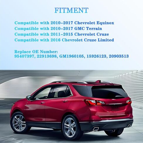 كاميرا احتياطية للرؤية الخلفية لـ 2010-2017 GMC Terrain/2010-2017 Chevy Equinox/2011-2015 شيفروليه كروز، كاميرا عكسية للمساعدة في ركن السيارة تحل محل رقم الجزء OE 95407397 22913698 GM1960105 15926123 20903513 in Kuwait