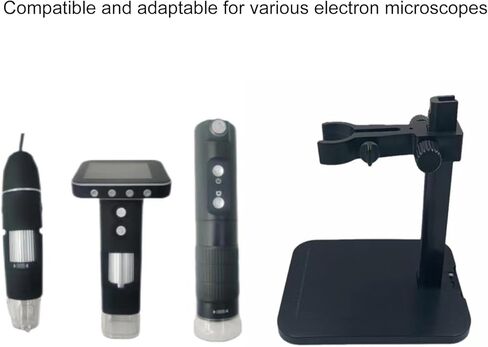 حامل مجهر قابل للتعديل من الألومنيوم قابل للحمل لأعلى ولأسفل بمنفذ USB الرقمي المكبر العدسة حامل الكاميرا in Kuwait