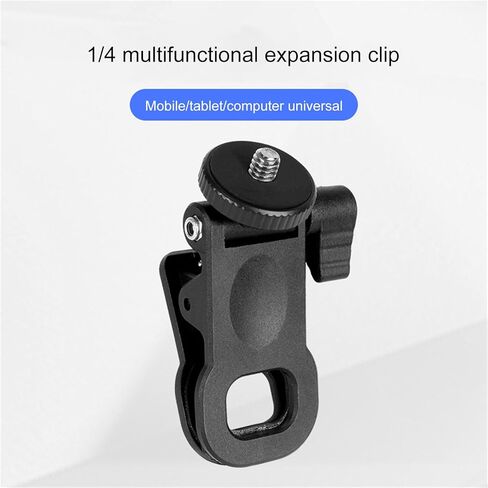 Upgrades Fill Light Clip Holder Featuring 1/4 Screw Mount Compact Fill Light Clip for Mobile Devices for Photography Live Streaming Equipment in Kuwait