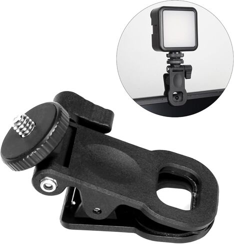 Upgrades Fill Light Clip Holder Featuring 1/4 Screw Mount Compact Fill Light Clip for Mobile Devices for Photography Live Streaming Equipment in Kuwait