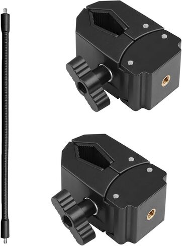 Flexible Arm Clamp for Camera Light Mounting in Photography Studio Applications Photography Flexible Arm Double Strong Clamp in Kuwait