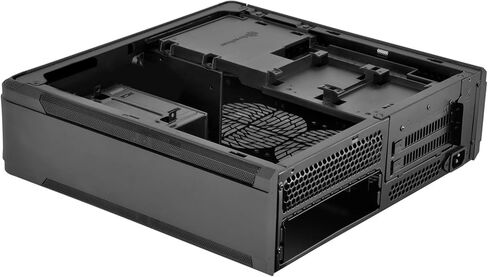 حافظة كمبيوتر Silverstone Technolgo من الألومنيوم Unibody Mini-ITx صغيرة الحجم تدعم اللون الأسود FTZ01B-USA in Kuwait