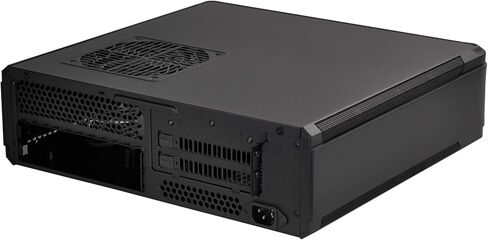 حافظة كمبيوتر Silverstone Technolgo من الألومنيوم Unibody Mini-ITx صغيرة الحجم تدعم اللون الأسود FTZ01B-USA in Kuwait
