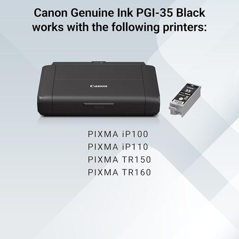 Canon PGI-35 أسود متوافق مع طابعات iP100، وiP110، وTR150 (عبوة من قطعتين) in Kuwait