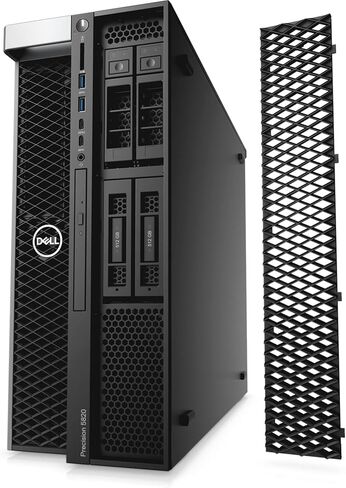 Dell Precision 5820 Workstation Desktop | Core i9-10900X - 2TB SSD Hard Drive - 64GB RAM - Nvidia GeForce RTX 3090 | 10 cores @ 4.5 GHz - 24GB GDDR6X Win 11 Pro Black (Renewed) in Kuwait