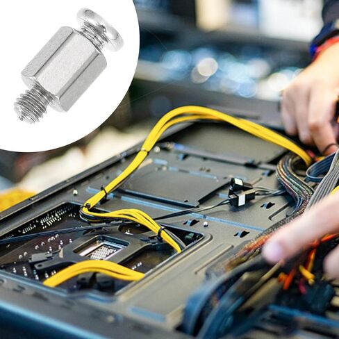 20 Pcs M.2 SSD Mounting Screws Hex Head Metal Computer Accessory Kit for Compatible Motherboards with Nvme Storage Installation in Kuwait