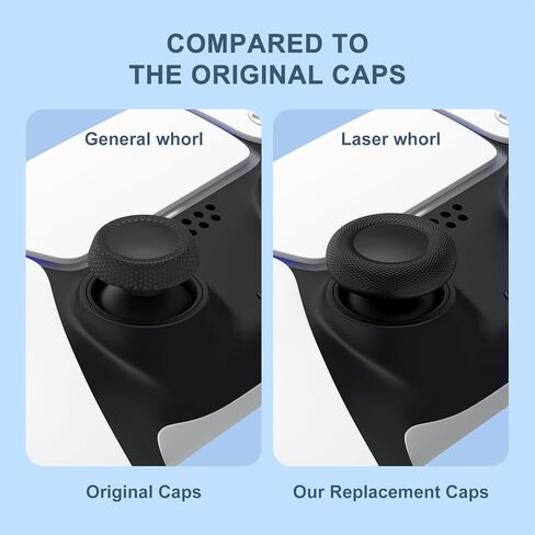 Replacement Joystick Grip Caps for PS4/PS5 Controller, PS5/PS4 Thumb Grips Caps, Anti-Stickiness, Anti-Slip, Anti-Scratch, Anti-Fingerprint, PS4/PS5 Joystick Caps-10pcs in Kuwait