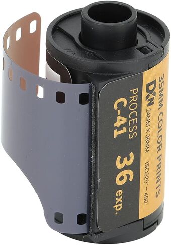 35mm Color Negative Film, 320-400 ISO, Fine Grain, High Resolution, Wide Exposure Latitude, for 135 Cameras, 36 Exposures in Kuwait